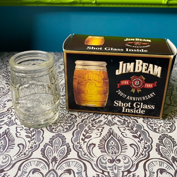 Jim Beam 200th Anniversary Whiskey Shot Glass - Picture 1 of 3